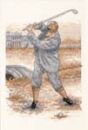 Sepia Golf Scene
