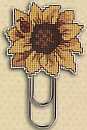 Sunflower Paper Clip Bookmark