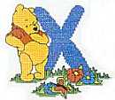 A28 - Winnie the Pooh Alphabet X
