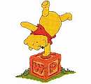 B42 - Pooh's Spelling Block