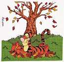 D104 - Tigger's Autumn Leaves