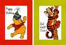 KD12 - Pooh and Tigger Greeting Cards