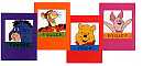 KD13 - Pooh and Friends Portrait Gift Cards
