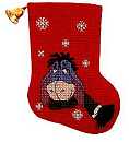 X15 - Eeyore's Snowflake Xmas Stocking